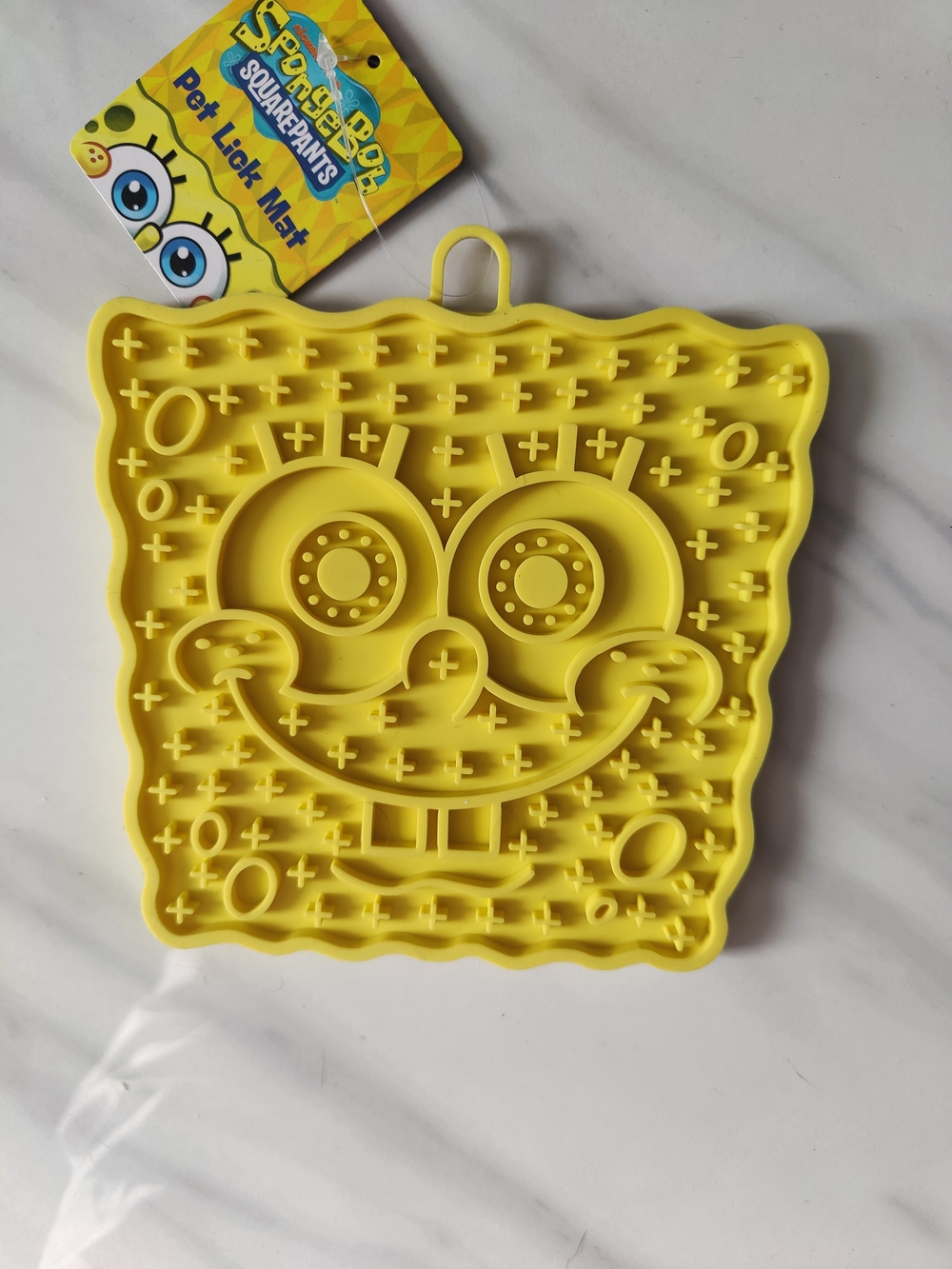 SpongeBob Squarepants Yellow Silicone Lick Mat